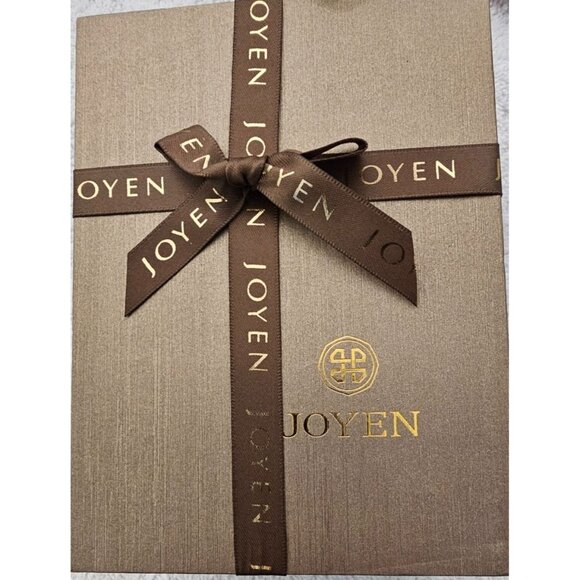 NWOT Silver Infinity Necklace with Red Gemstone & Crystals by Joyen - Picture 2 of 5